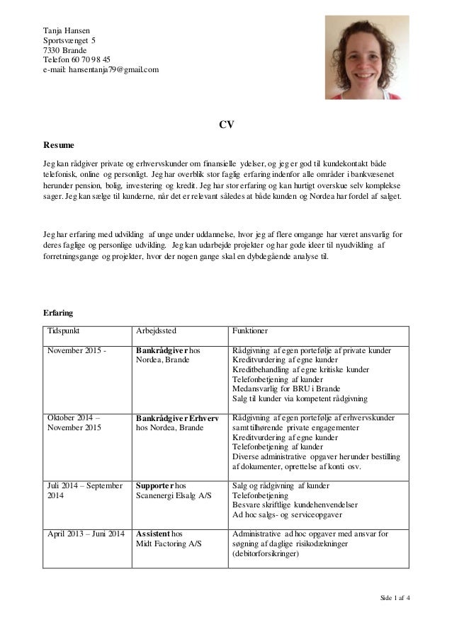 ideer til cv ideer til cv